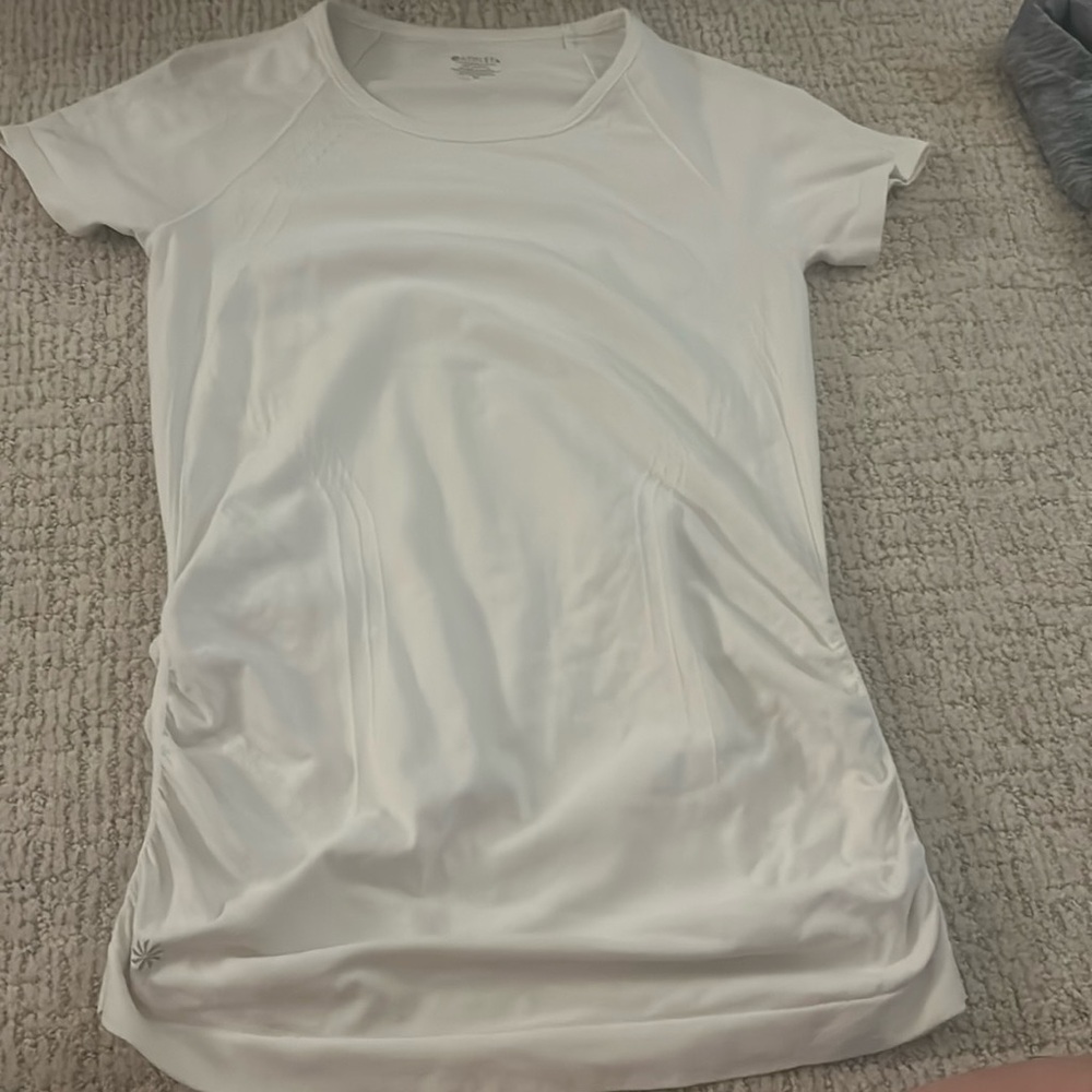 white athleta top